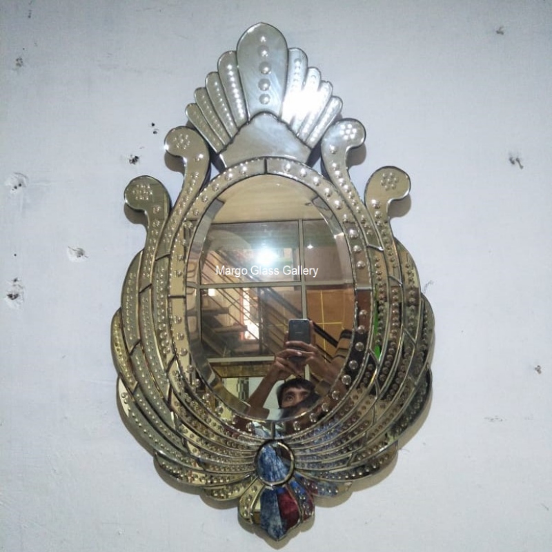 The Elegance of Beaded Mirror » Mirrors Glass Gallery