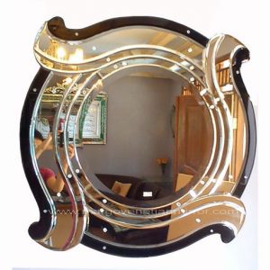 Art Deco Mirror Round Emilio MG 004062