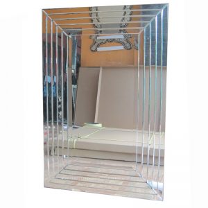 Glass Framed Beveled Mirror Rectangular Lucero MG 004088