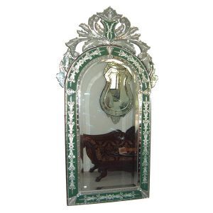 Venetian Mirror Tiara Green MG 005025