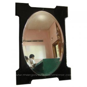 Modern Mirror Black Akina MG 013018