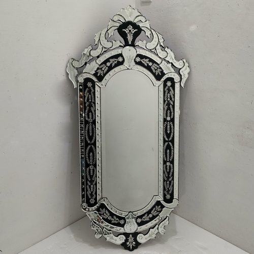 Venetian Mirror Black Valfredro MG 013022