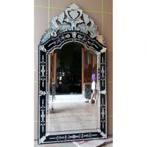 Venetian Mirror Black Ardhiona MG 013058