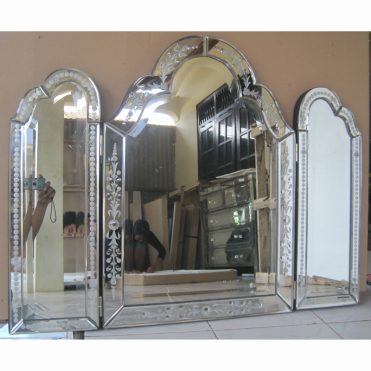 Trifold Venetian Mirror