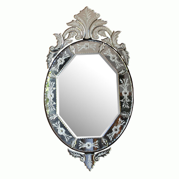 Various Shapes of Venetian Mirrors to Beautify Bathrooms