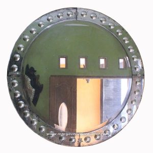 Antique Mirror Round Bubble with Start Mg 014009