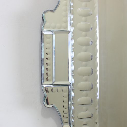 MG 001218 Venetian Mirror 100x60cm – Artisan venetian mirror hand-etched glass with ornate frame handcrafted in Indonesia