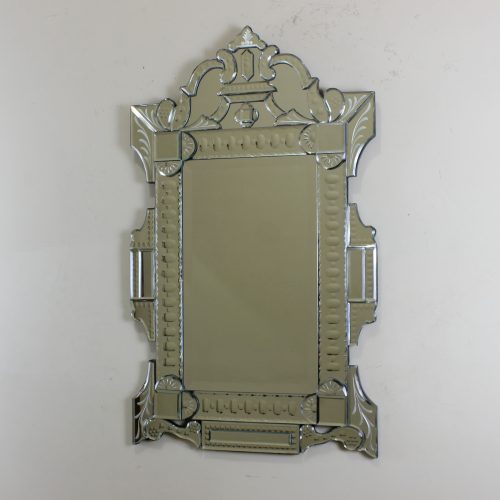 MG 001218 Venetian Mirror 100x60cm – Premium venetian mirror hand-etched glass with ornate frame handcrafted in Indonesia