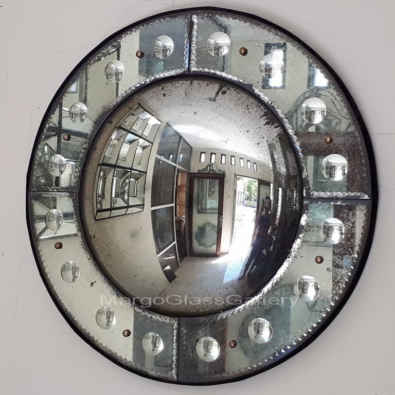 Antique Convex Mirror Bubble Bima MG 050003 » Mirrors Glass Gallery