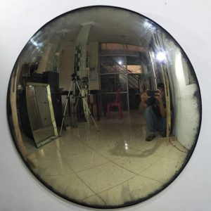 round convex wall mirror