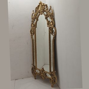 MG 030115 Wooden Mirror Wall Glaze Overall 220 cm x 100 cm – Classic decorative mirror mirror premium quality glass with ornate frame handcrafted in Indonesia
