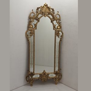 Wooden Frame Mirror Carved Shinta MG 030003 = 1 pcs