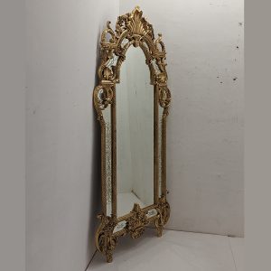 MG 030115 Wooden Mirror Wall Glaze Overall 220 cm x 100 cm – Luxury decorative mirror mirror premium quality glass with ornate frame handcrafted in Indonesia