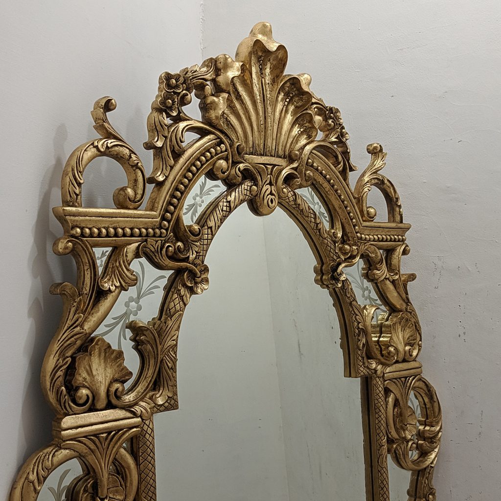 MG 030115 Wooden Mirror Wall Glaze Overall 220 cm x 100 cm – Elegant decorative mirror mirror premium quality glass with ornate frame handcrafted in Indonesia