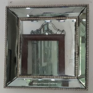 Antiqued Mirror Square Bubble MG 014320