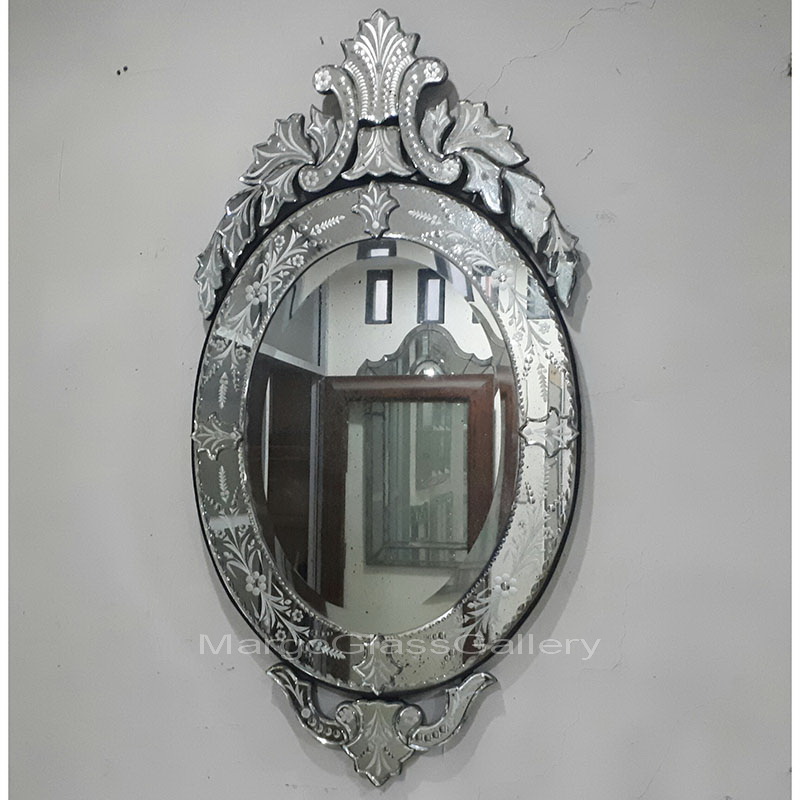 oval vintage mirror drawings