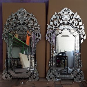 Venetian Glass Mirror Rococo MG 080002