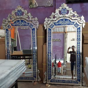 Vintage Glass Mirror Dhelisa MG 080004 = 2 pcs