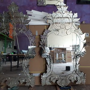 Vintage glass mirror bima MG 080005