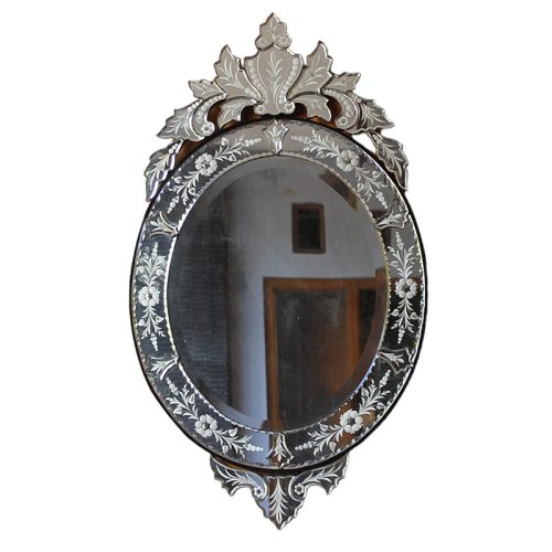 Venetian Mirrors – Classic venetian mirror hand-etched glass with ornate frame handcrafted in Indonesia