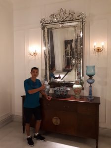 Antique Venetian Mirror in Plataran Holel and resort
