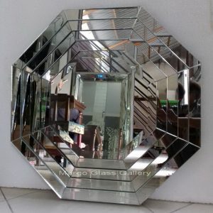 Art Deco Octagon Mirror Alarico MG 004118