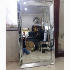 Modern Wall Mirror Tray Clarinda MG 004153 Baki Silver Pines