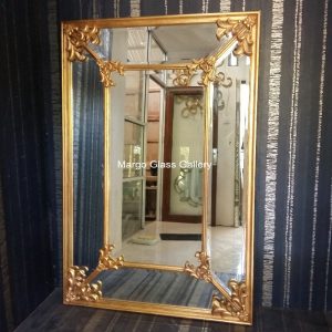 Gilded Wood Frame Rectangle Mirror MG 030002