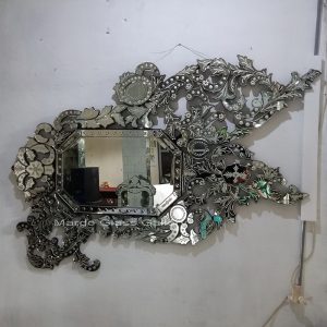 Venetian Mirror Octagonal Lavanda MG 080029