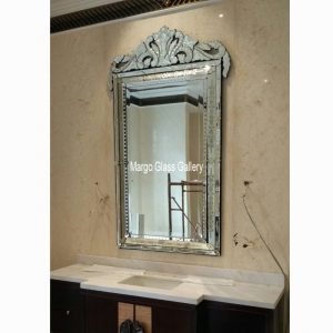 Venetian Mirror Style Large Verde MG 001147