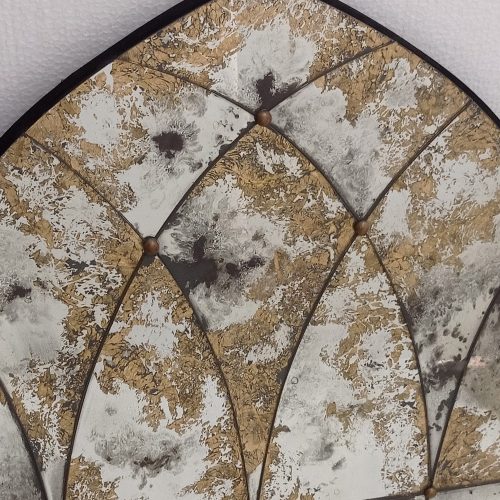 MG 018004 Verre Eglomise Wall Mirror Gold Uk 122 x 77 cm – Classic eglomise mirror silver eglomise glass handcrafted in Indonesia