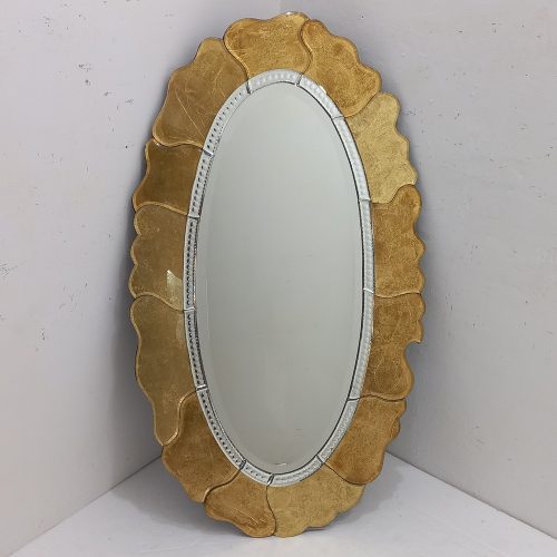 Eglomise Mirror Oval Brunnella MG 018013