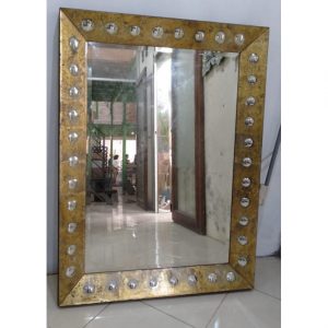 rectangular mirror gold