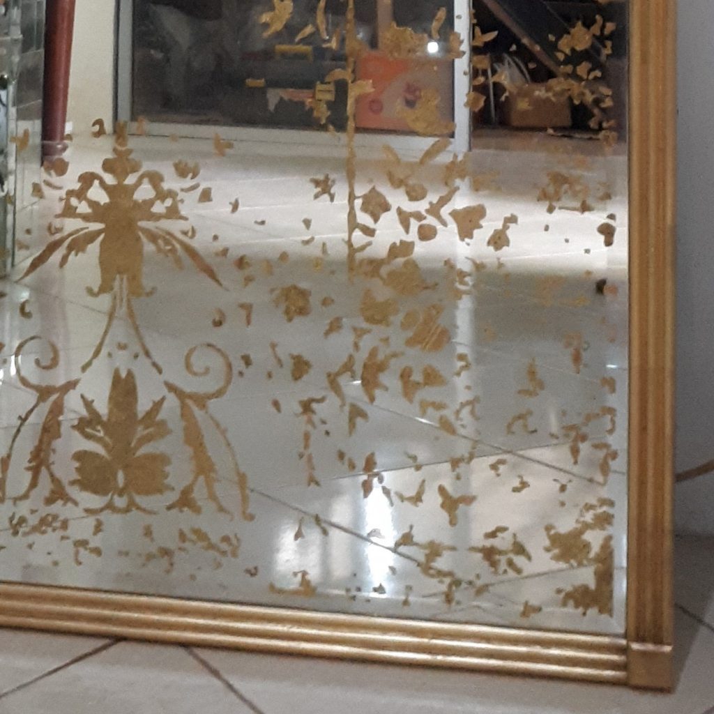 MG 018027 140×80 gold azid wall mirror l