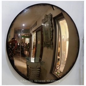 Convex Mirror Brown Antique Vedette MG 050006