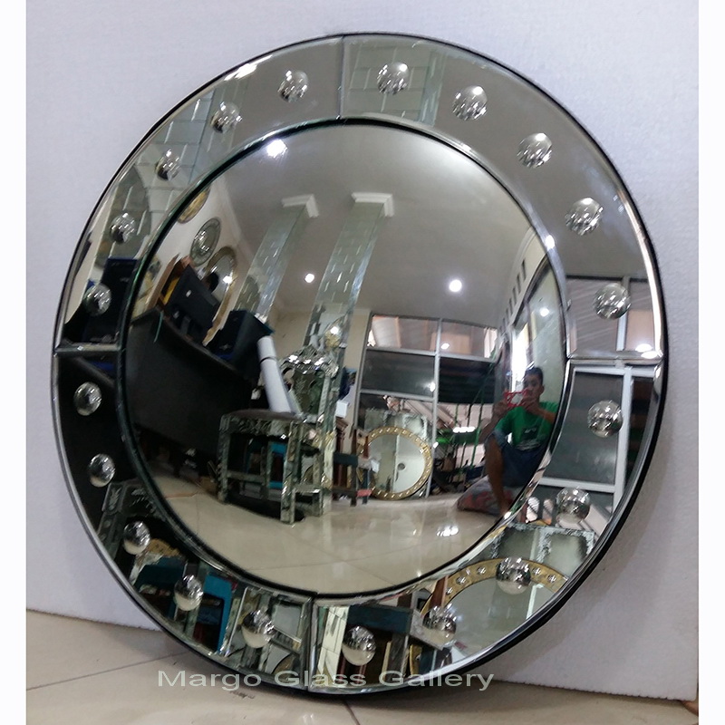 Convex Antique Mirror