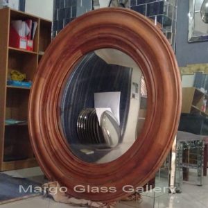 Large Antique Convex Mirror Nacco MG 050014
