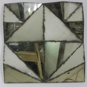Antique Mirror Square Geometry MG 014389