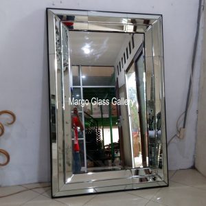Glass Framed Mirror Rectangle Nelida MG 004141
