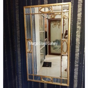Modern Wall Mirror Rectangle Carmelita MG 004149