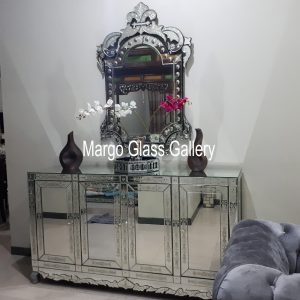 Furniture Mirror Cabinet MG 006248 and Bubble Venetian Mirror