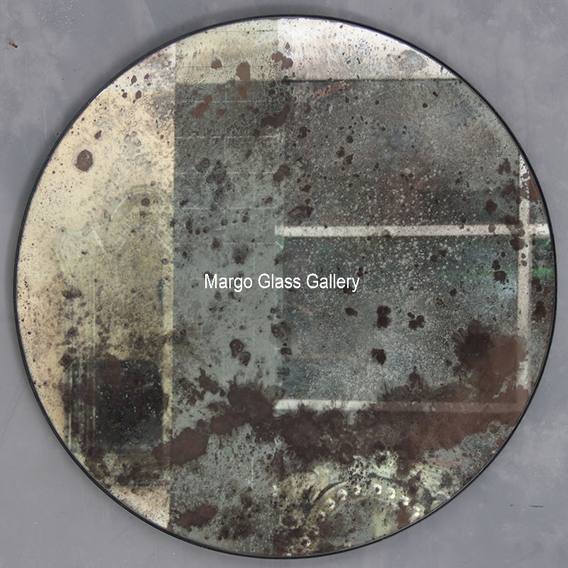Antique Mercury Glass Wall Mirror