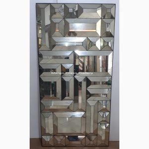 Modern 3D Wall Mirror Large Rectangle MG 004157 3D