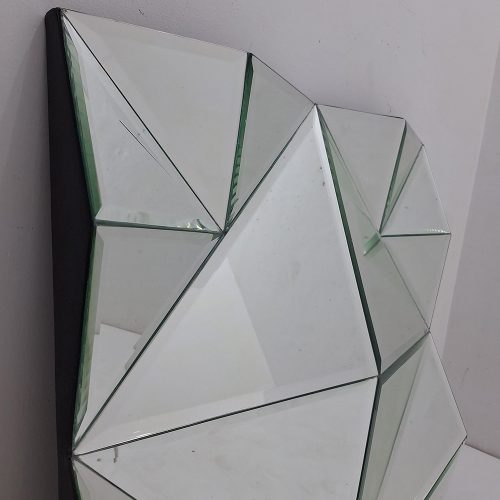 MG 004159 3D Wall Mirror Square 80×80 – Elegant decorative mirror mirror premium quality glass with ornate frame handcrafted in Indonesia