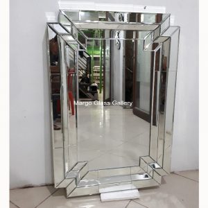Art Deco Wall Mirror Beveled MG 004573
