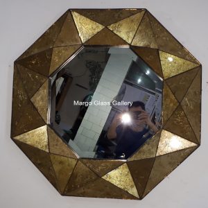 MG 018059 Gold Leaf Mirror 3D