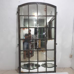 Industrial Metal Frame Window Mirror MG-022004