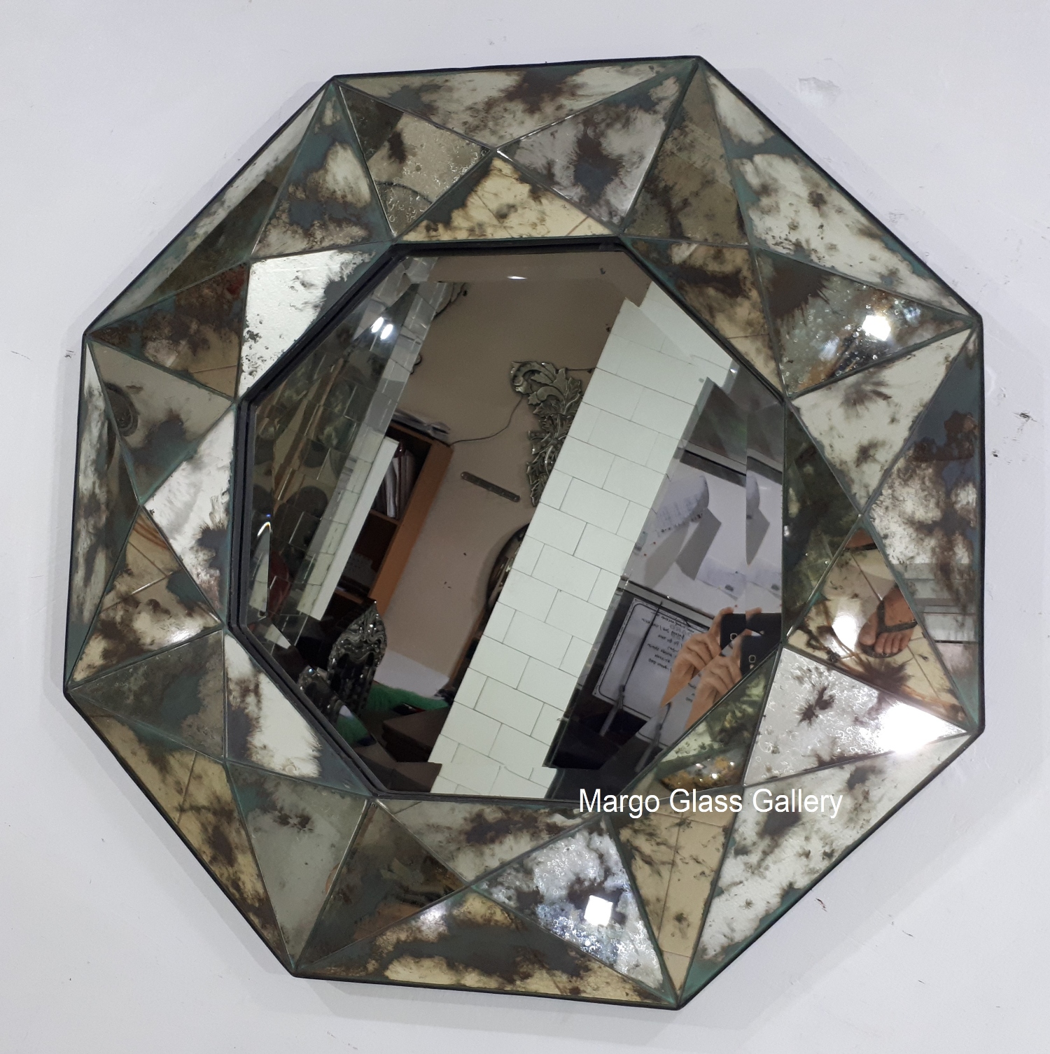 Wall Mirror 3D Octagonal 