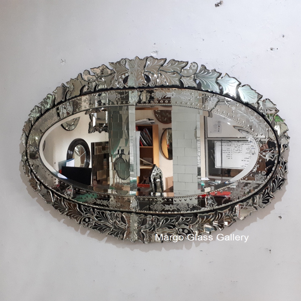 Antique mirror bathroom