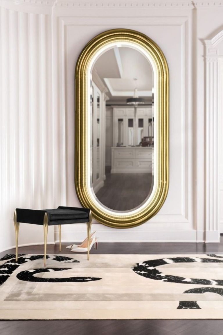 Use Rugs Mirror Glass for the Interior of Your Home, Create a Dazzling